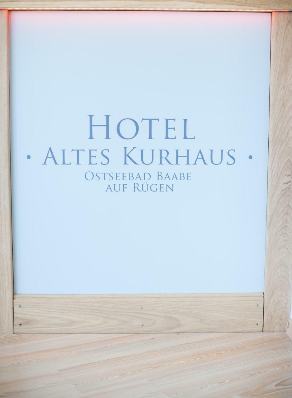 Hotel Altes Kurhaus Baabe Eksteriør bilde